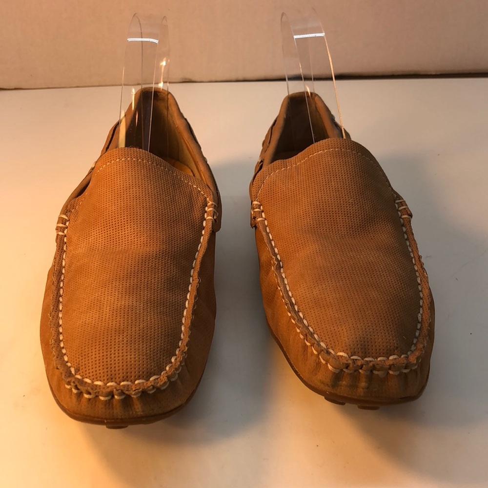 Steve Madden Tan Leather Driving Shoes Size 8